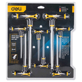 Deli EDL233208 T-Type Ball End Hex Key 8pcs | Deli by KHM Megatools Corp.